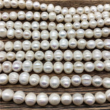 High Luster 9.5MM Potato Pearl Beads Freshwater Pearls Necklace