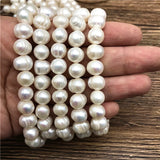 High Luster 9.5MM Potato Pearl Beads Freshwater Pearls Necklace
