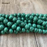 High Smooth Round Malachite Beads Stone for Jewelry Making