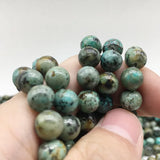 Natural African Turquoised Beads 4-12mm Round Spacer Stones