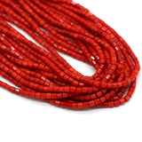 1 Strand Natural Red Coral Spacer Beads for DIY Necklace Bracelet