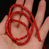 1 Strand Natural Red Coral Spacer Beads for DIY Necklace Bracelet