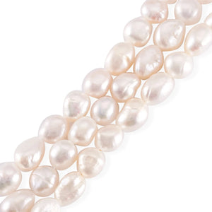 Natural Keshi Baroque Pearl Beads Strand for DIY Necklace Pendant
