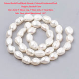 Natural Keshi Baroque Pearl Beads Strand for DIY Necklace Pendant