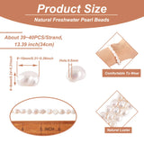 Natural Keshi Baroque Pearl Beads Strand for DIY Necklace Pendant