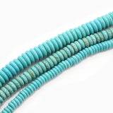 Green Natural Turquoises Rondelle Bead for DIY Jewelry Making