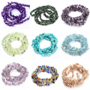 1 Strand Natural Stone Irregular Beads Various Gravel Bead