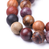 Natural Wood Beads Colorful Round Balls Bulk DIY Jewelry 4mm 6mm 10mm