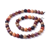 Natural Wood Beads Colorful Round Balls Bulk DIY Jewelry 4mm 6mm 10mm