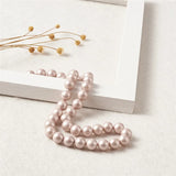 Frosted Shell Pearl Beads 4-12mm Loose Spacer for Jewelry Making DIY Accessories