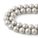 Frosted Shell Pearl Beads 4-12mm Loose Spacer for Jewelry Making DIY Accessories