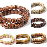 Round Wooden Beads Buddhism Bijoux Wood Spacer Beads Jewelry Making