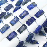 Natural Stone Lapis Lazuli Cross-Hole Beads DIY Jewelry