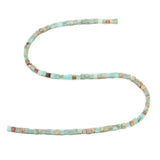 Natural Stone Square Beads Snake Skin 4/5/6mm Lot