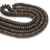 Brown Flat Smooth Wood Coconut Shell Beads for DIY Jewelry Making