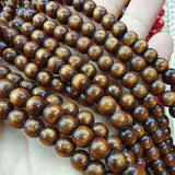 6MM 8MM 10MM Golden Coral Beads for DIY Jewelry Findings