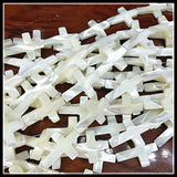 Natural Shell Beads Mother of Pearl Cross Shell Strings 8x10mm 10x10mm 13x18mm