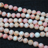 10MM Pink Mother Of Pearl Shell Beads Strings