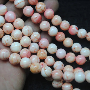 10MM Pink Mother Of Pearl Shell Beads Strings