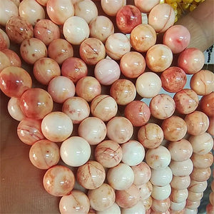 10MM Pink Mother Of Pearl Shell Beads Strings