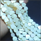 Mother of Pearl Heart Shell Beads 8mm-20mm