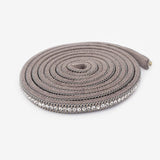 Flat Suede Leather Cord Rhinestone Metal Border for DIY Jewelry Craft