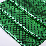 1 Yard Mermaid Scale Pattern Fabric Fish Scales Spandex Fabric