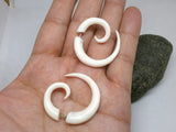 Bone Artisan Hippie Punk Hoop Earring Earrings