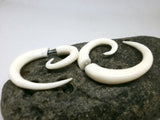 Bone Artisan Hippie Punk Hoop Earring Earrings