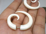 Bone Artisan Hippie Punk Hoop Earring Earrings