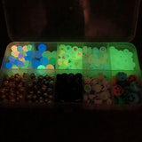 Glow in the Dark Round Letter Beads 6mm/8mm