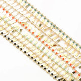 1m Faceted Crystal Stone Chain for DIY Jewelry