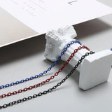 1m Paint O-Shaped Cross Chain Extension Chain DIY Hair Accessories Necklace