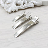 Metal Barrettes Findings Hairgrips Hair Accessories DIY Hairwear Making