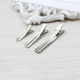 Metal Barrettes Findings Hairgrips Hair Accessories DIY Hairwear Making