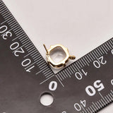 11mm Round 925 Silver Ear Nail Earring Diy Jewelry Findings JA0154