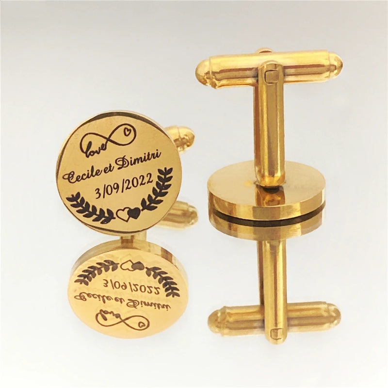 Personalized Logo Cufflinks for Men