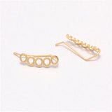 Honeycomb 925 Silver Earrings Geometric Minimalist Jewelry