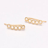 Honeycomb 925 Silver Earrings Geometric Minimalist Jewelry