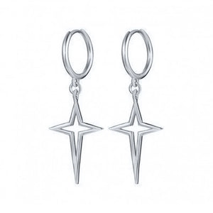 925 Sterling Silver Hoop Earrings CZ Jewelry