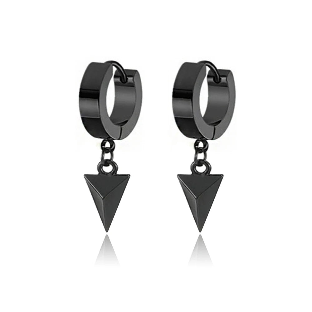 Punk Stainless Steel Earrings for Women And Men