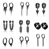 Punk Stainless Steel Earrings for Women And Men