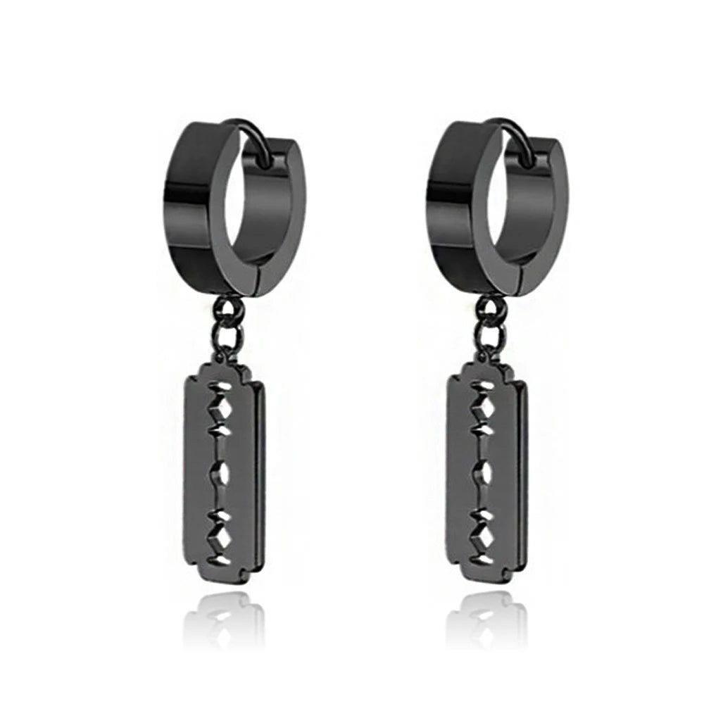 Punk Stainless Steel Earrings for Women And Men