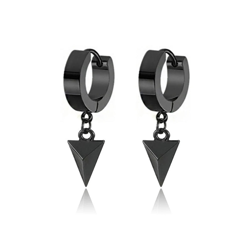 Punk Stainless Steel Earrings for Women And Men