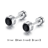 3mm Steel Ball Stud Earrings for Women
