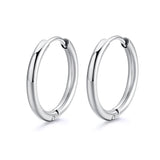 Steel Punk Stud Earrings Zircon Stainless Steel Jewelry Ear