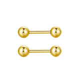 Zircon Steel Punk Stud Earrings Geometric Stainless Steel Jewelry