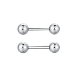 Steel Punk Stud Earrings Zircon Stainless Steel Jewelry Ear