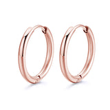 Steel Punk Stud Earrings Zircon Stainless Steel Jewelry Ear