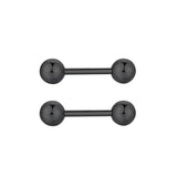 Steel Punk Stud Earrings Zircon Geometry Stainless Steel Jewelry